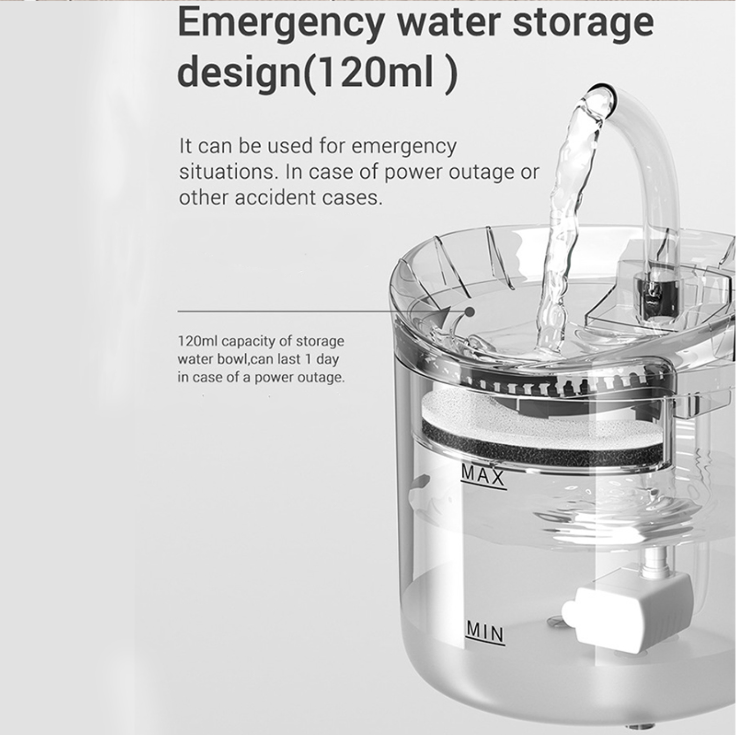 Pet Water Fountain with Sensor
