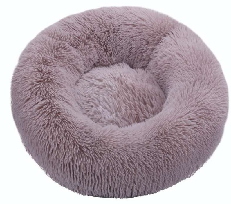 Plush Round Pet Bed