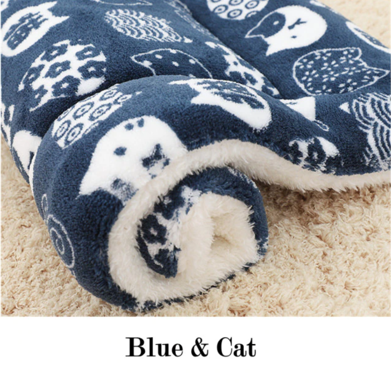 Soft Plush Flannel Fleece Pet Mat