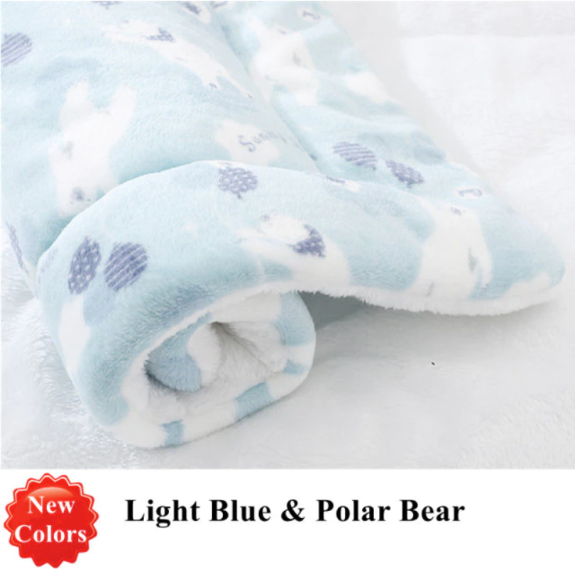 Soft Plush Flannel Fleece Pet Mat