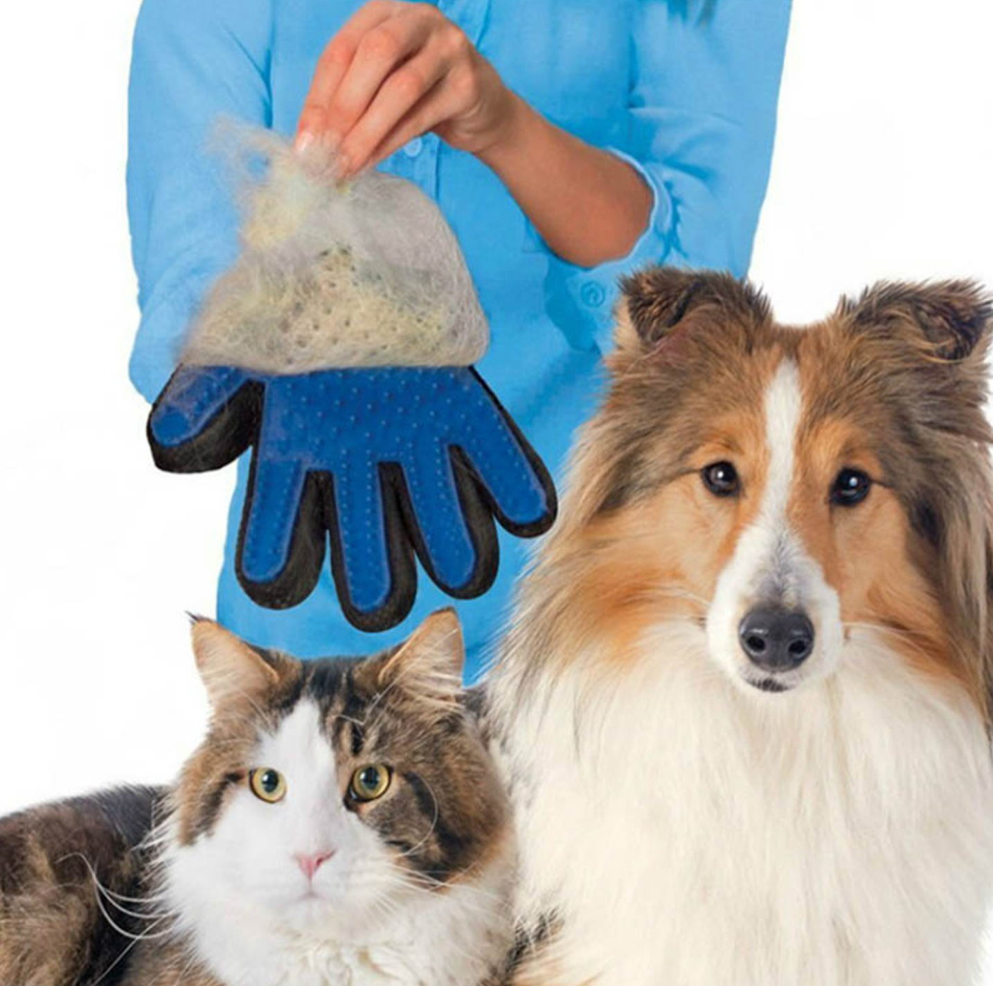 Right Hand Pet Hair Glove Brush