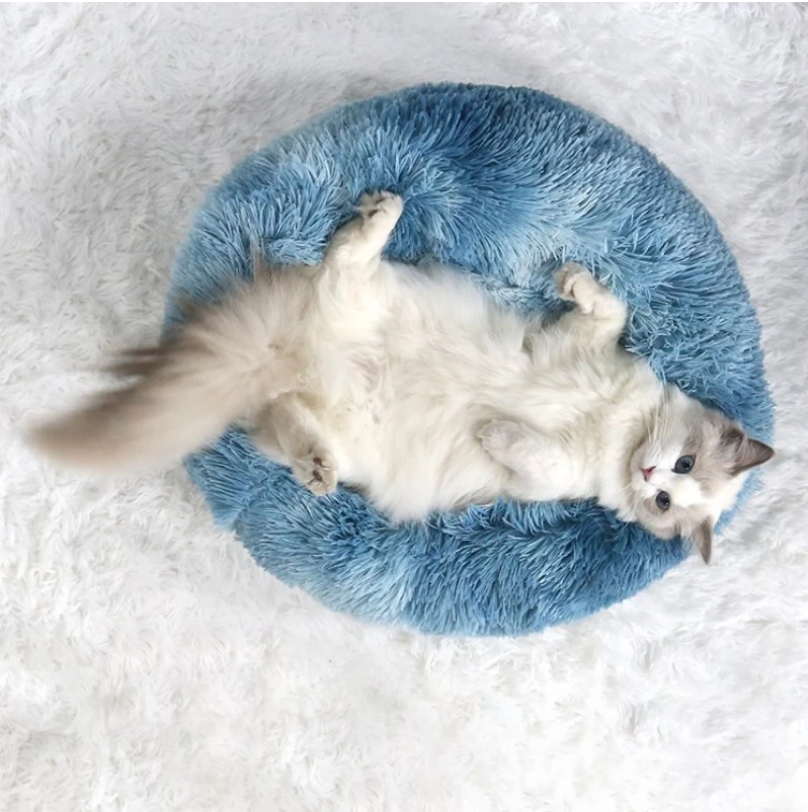 Plush Round Pet Bed