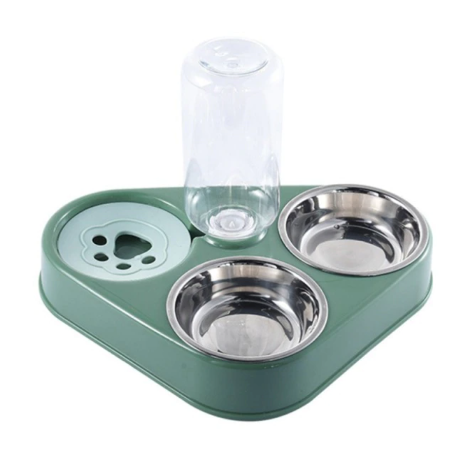 Multiple Use Pet Food and Water Bowl