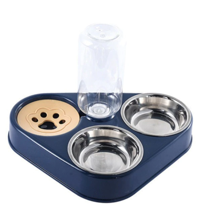 Multiple Use Pet Food and Water Bowl