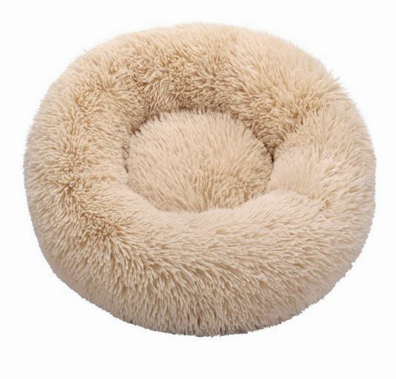 Plush Round Pet Bed